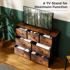 Dresser for bedroom 7 storage Spaces, assembled wardrobe lockers, bedroom furniture lockers - Comfortable Living Decor