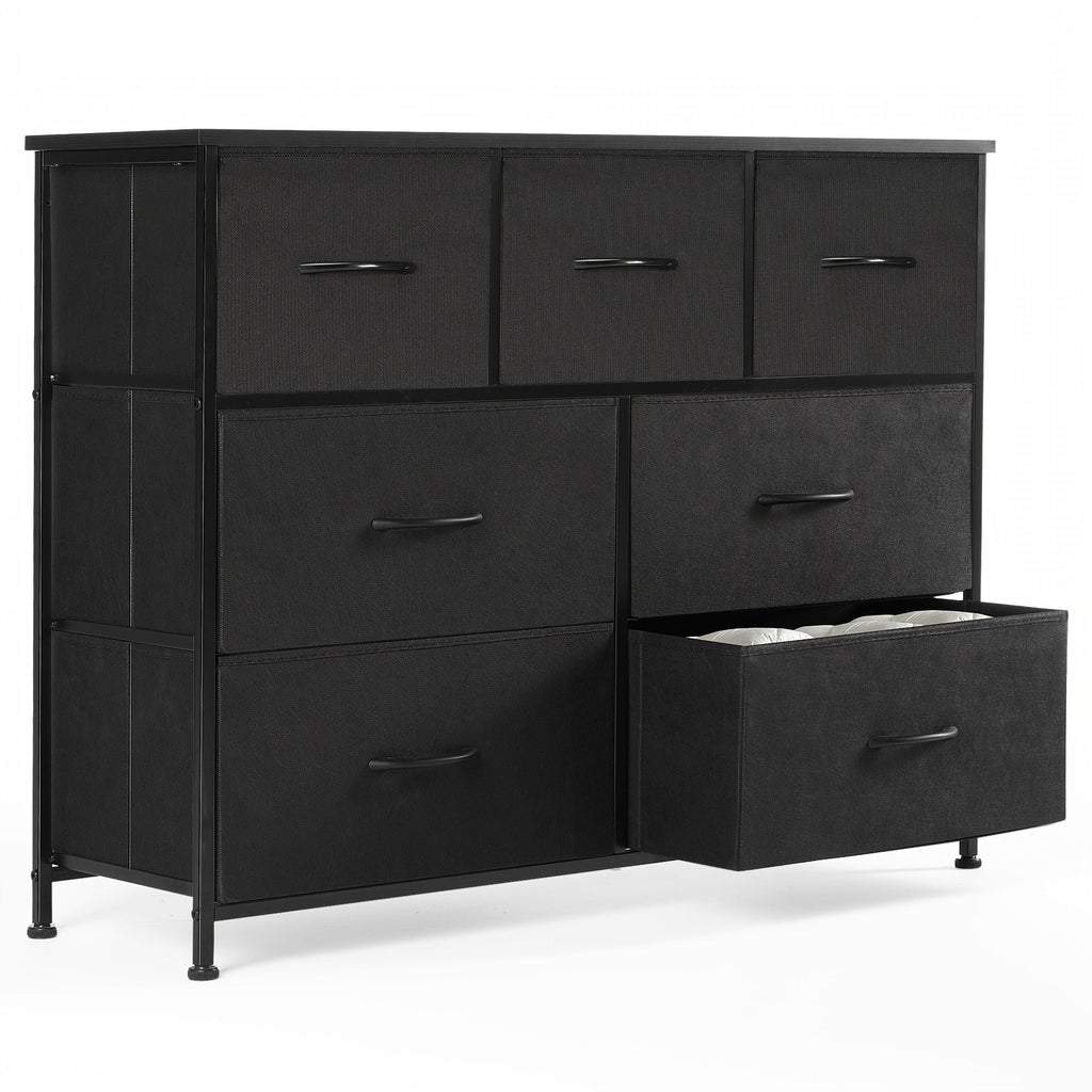 Dresser for bedroom 7 storage Spaces, assembled wardrobe lockers, bedroom furniture lockers - Comfortable Living Decor