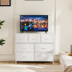 Dresser for bedroom 7 storage Spaces, assembled wardrobe lockers, bedroom furniture lockers - Comfortable Living Decor