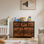 Dresser for bedroom 7 storage Spaces, assembled wardrobe lockers, bedroom furniture lockers - Comfortable Living Decor