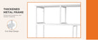 Dresser for bedroom 7 storage Spaces, assembled wardrobe lockers, bedroom furniture lockers - Comfortable Living Decor