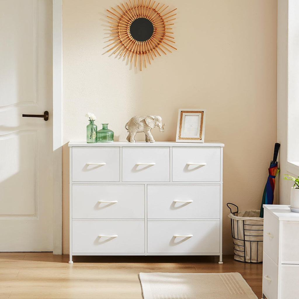 Dresser for bedroom 7 storage Spaces, assembled wardrobe lockers, bedroom furniture lockers - Comfortable Living Decor