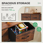 Dresser For Bedroom With 9 Fabric Storage Drawer Wardrobe Tall Chest Organizer Closet Adult Kids Clothes Cabinet Furniture - Comfortable Living Decor