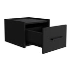 Floating Nightstand Calion, Bedroom, Black - Comfortable Living Decor