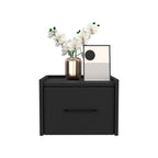 Floating Nightstand Calion, Bedroom, Black - Comfortable Living Decor