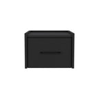 Floating Nightstand Calion, Bedroom, Black - Comfortable Living Decor