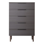 FRALIMK 47.6" Tall 5 Drawer Dresser for Bedroom, Large Chest of Drawers Storage Organizer with Handles for Living Room, Gray - Comfortable Living Decor