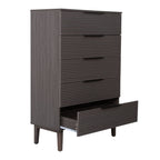 FRALIMK 47.6" Tall 5 Drawer Dresser for Bedroom, Large Chest of Drawers Storage Organizer with Handles for Living Room, Gray - Comfortable Living Decor