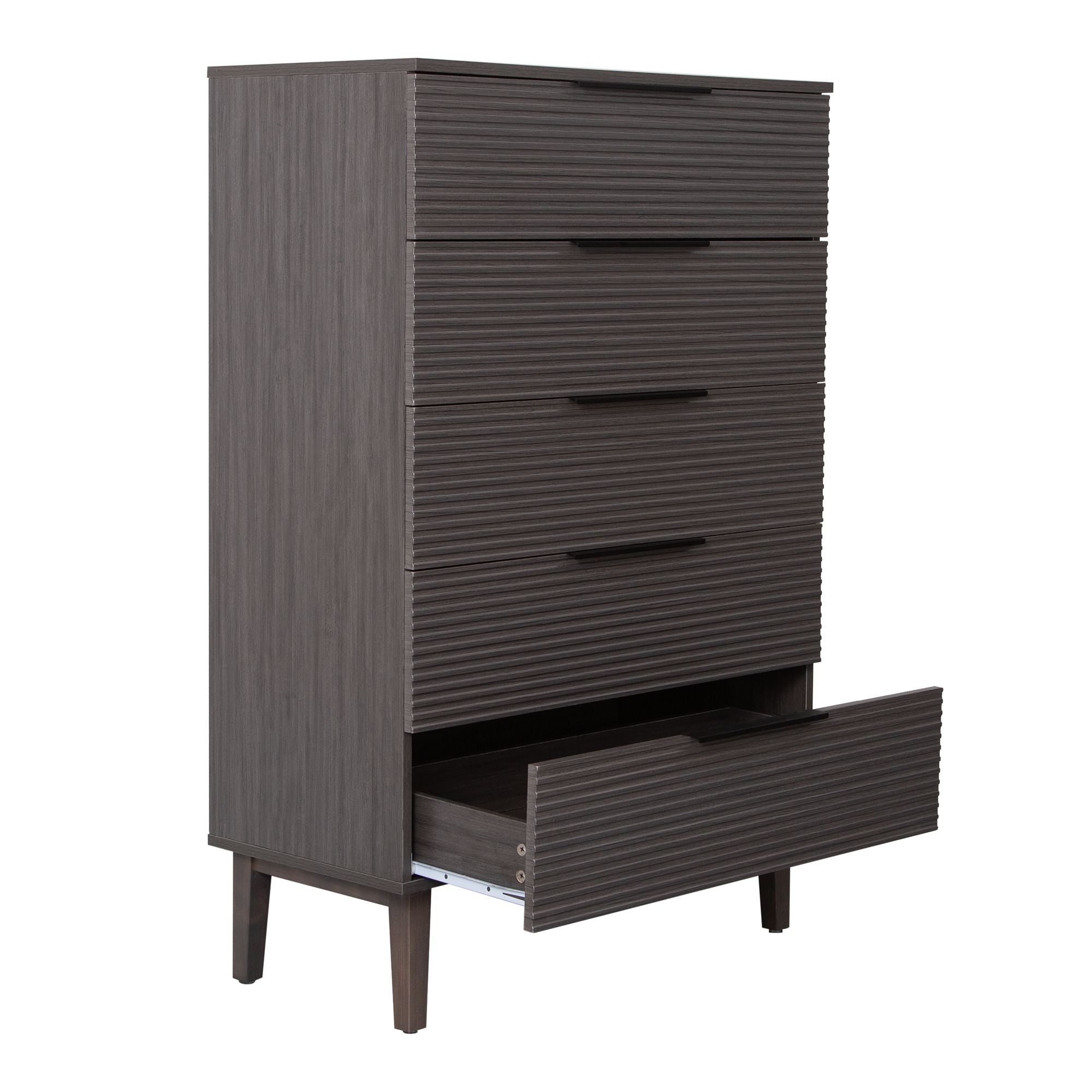 FRALIMK 47.6" Tall 5 Drawer Dresser for Bedroom, Large Chest of Drawers Storage Organizer with Handles for Living Room, Gray - Comfortable Living Decor
