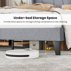 Full/Queen Size Bed Frame w/ Headboard & Wood Slat Support Yeah Depot - Comfortable Living Decor