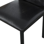 Furniture 5 Piece Metal Dinette Set with Faux Marble Top - Black - Comfortable Living Decor