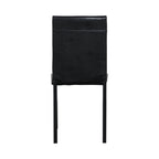 Furniture 5 Piece Metal Dinette Set with Faux Marble Top - Black - Comfortable Living Decor