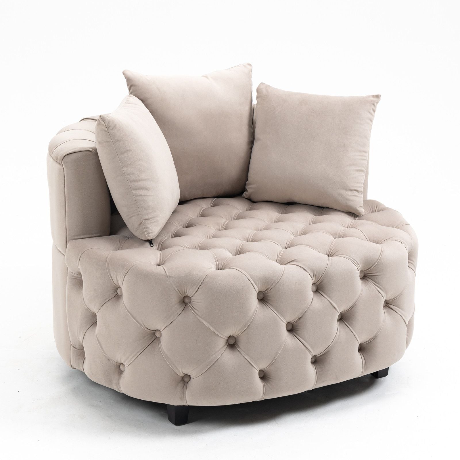 Furniture,Accent Chair / Classical Barrel Chair for living room / Modern Leisure Sofa Chair - Comfortable Living Decor