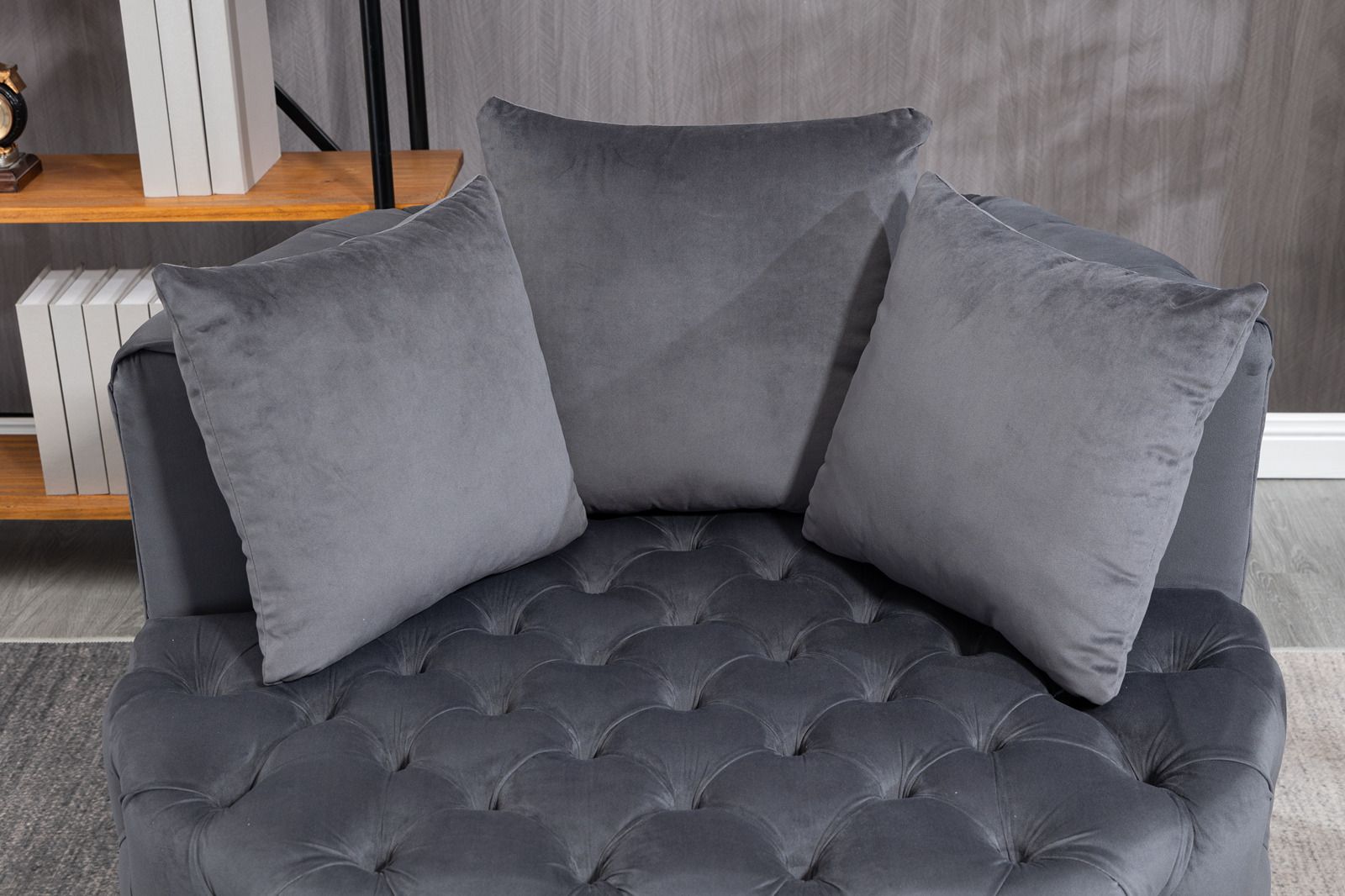 Furniture,Accent Chair / Classical Barrel Chair for living room / Modern Leisure Sofa Chair - Comfortable Living Decor