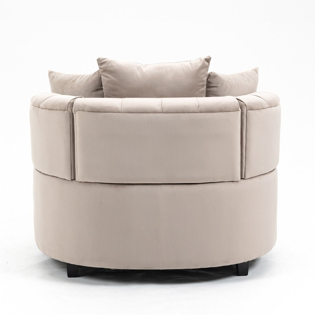 Furniture,Accent Chair / Classical Barrel Chair for living room / Modern Leisure Sofa Chair - Comfortable Living Decor
