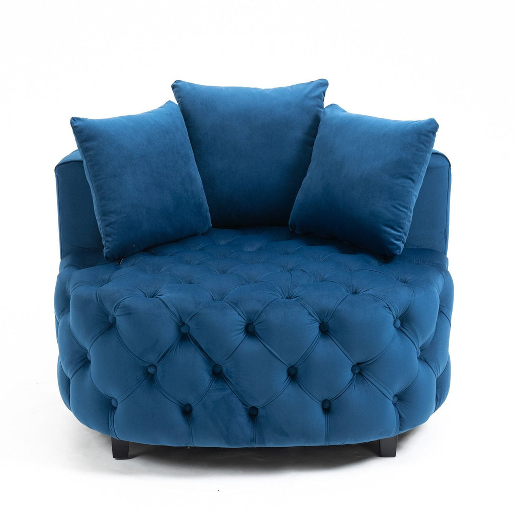 Furniture,Accent Chair / Classical Barrel Chair for living room / Modern Leisure Sofa Chair - Comfortable Living Decor