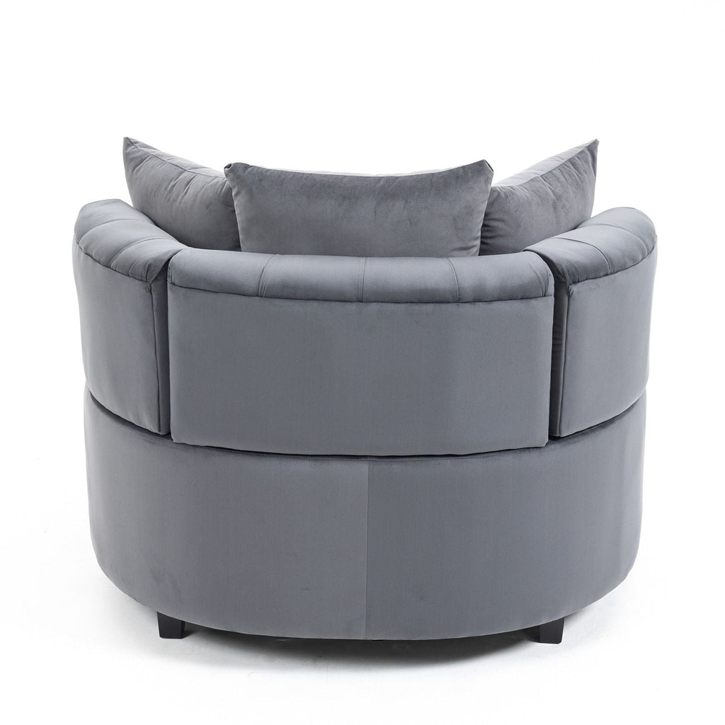 Furniture,Accent Chair / Classical Barrel Chair for living room / Modern Leisure Sofa Chair - Comfortable Living Decor
