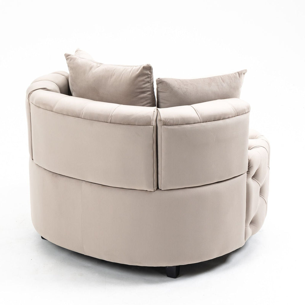 Furniture,Accent Chair / Classical Barrel Chair for living room / Modern Leisure Sofa Chair - Comfortable Living Decor