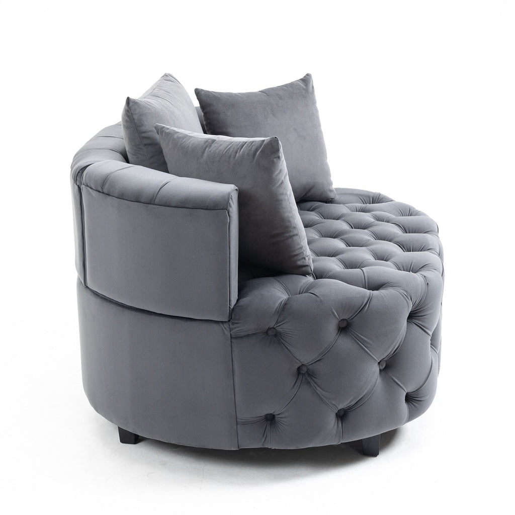 Furniture,Accent Chair / Classical Barrel Chair for living room / Modern Leisure Sofa Chair - Comfortable Living Decor