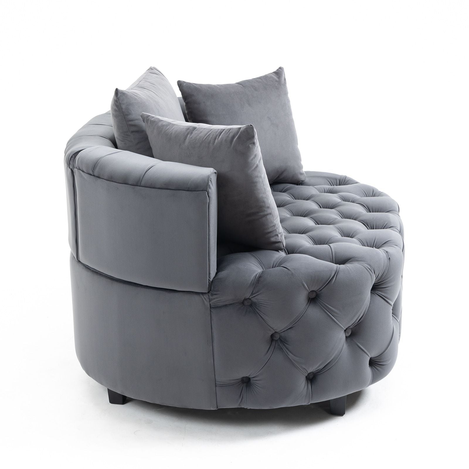 Furniture,Accent Chair / Classical Barrel Chair for living room / Modern Leisure Sofa Chair - Comfortable Living Decor