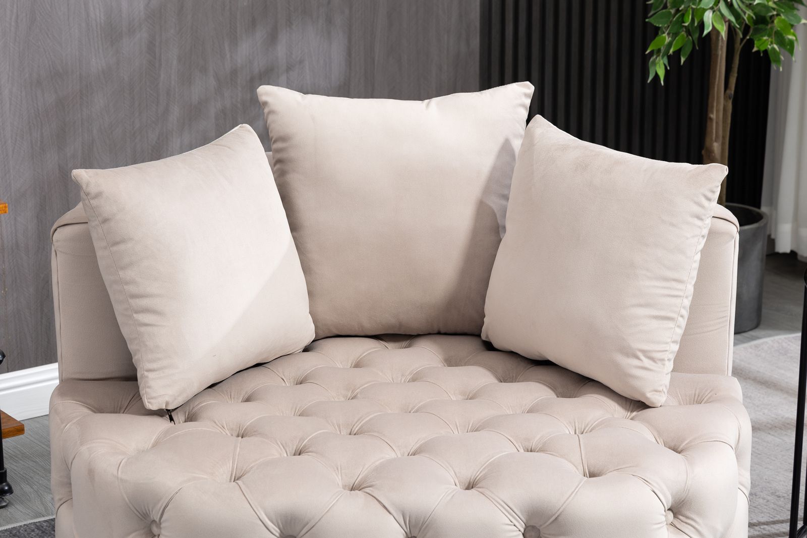 Furniture,Accent Chair / Classical Barrel Chair for living room / Modern Leisure Sofa Chair - Comfortable Living Decor