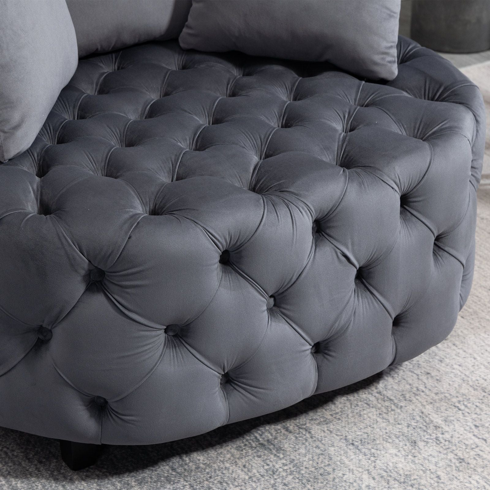 Furniture,Accent Chair / Classical Barrel Chair for living room / Modern Leisure Sofa Chair - Comfortable Living Decor