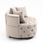 Furniture,Accent Chair / Classical Barrel Chair for living room / Modern Leisure Sofa Chair - Comfortable Living Decor