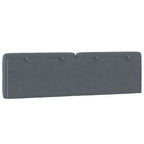 Headboard Cushion Dark Gray 72" Velvet - Comfortable Living Decor