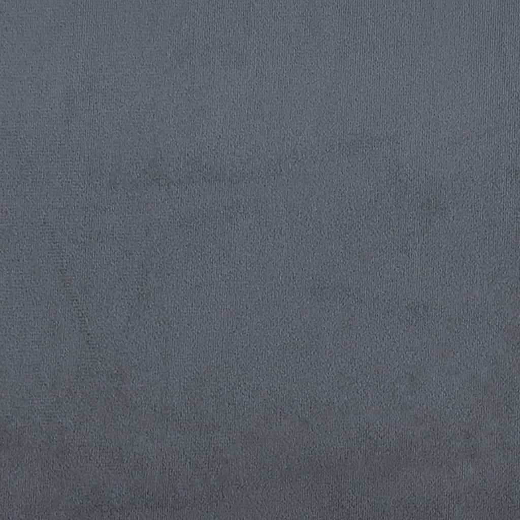 Headboard Cushion Dark Gray 72" Velvet - Comfortable Living Decor