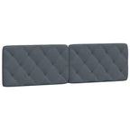 Headboard Cushion Dark Gray 72" Velvet - Comfortable Living Decor