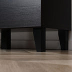 HOMCOM Buffet Cabinet Kitchen Sideboard Coffee Bar Dark Walnut Adjustable Shelf Dining Room - Comfortable Living Decor