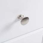 HOMCOM Modern White Buffet, Metal Hinges & Round Handles, Dining Room Storage - Comfortable Living Decor