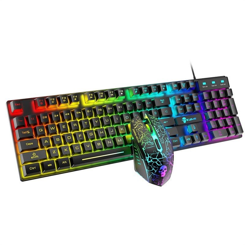 Kuiying T6RGB Luminous Keyboard And Mouse Set - Comfortable Living Decor
