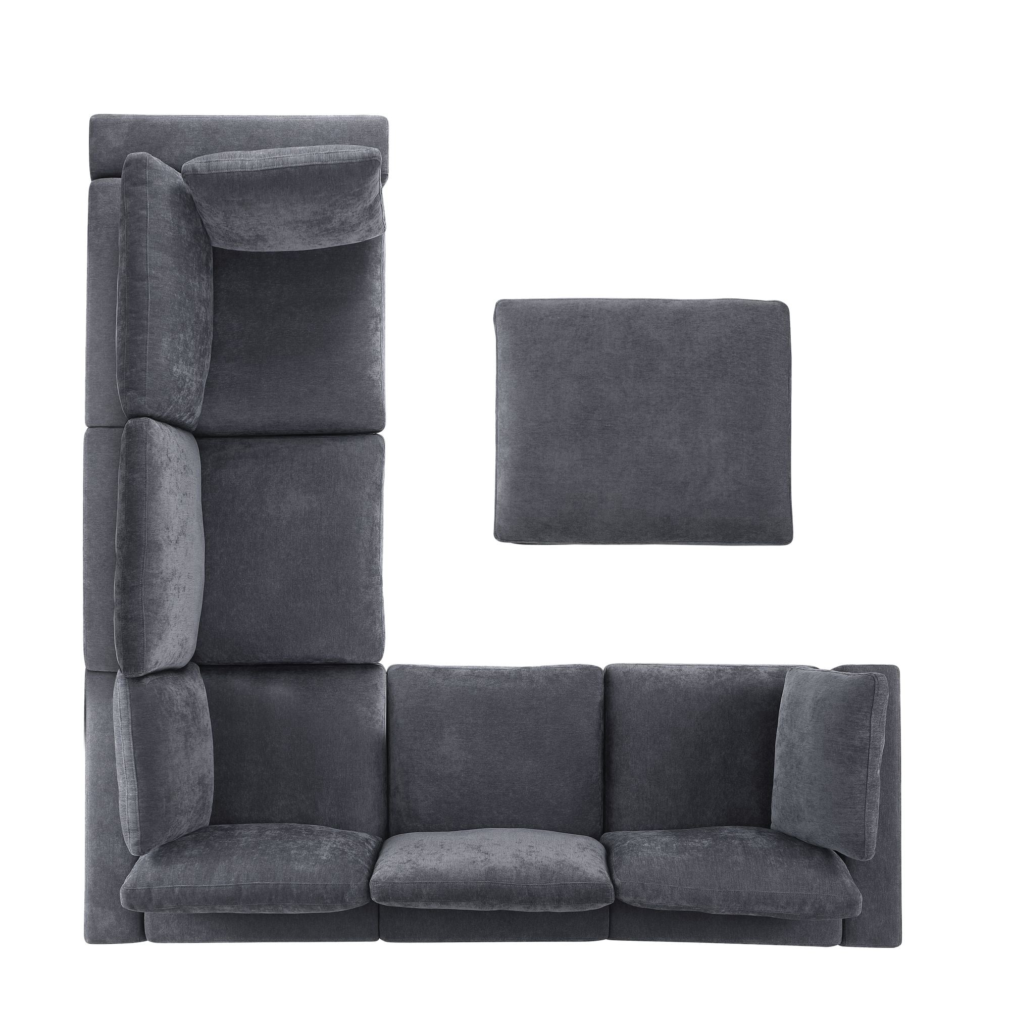 Lively Lodge Large Sectional Sofa - 181'' - Comfortable Living Decor