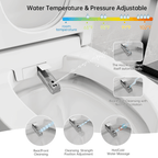 Luxury Tankless Smart Toilet with Bidet Built in - Comfortable Living Decor
