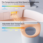 Luxury Tankless Smart Toilet with Bidet Built in - Comfortable Living Decor