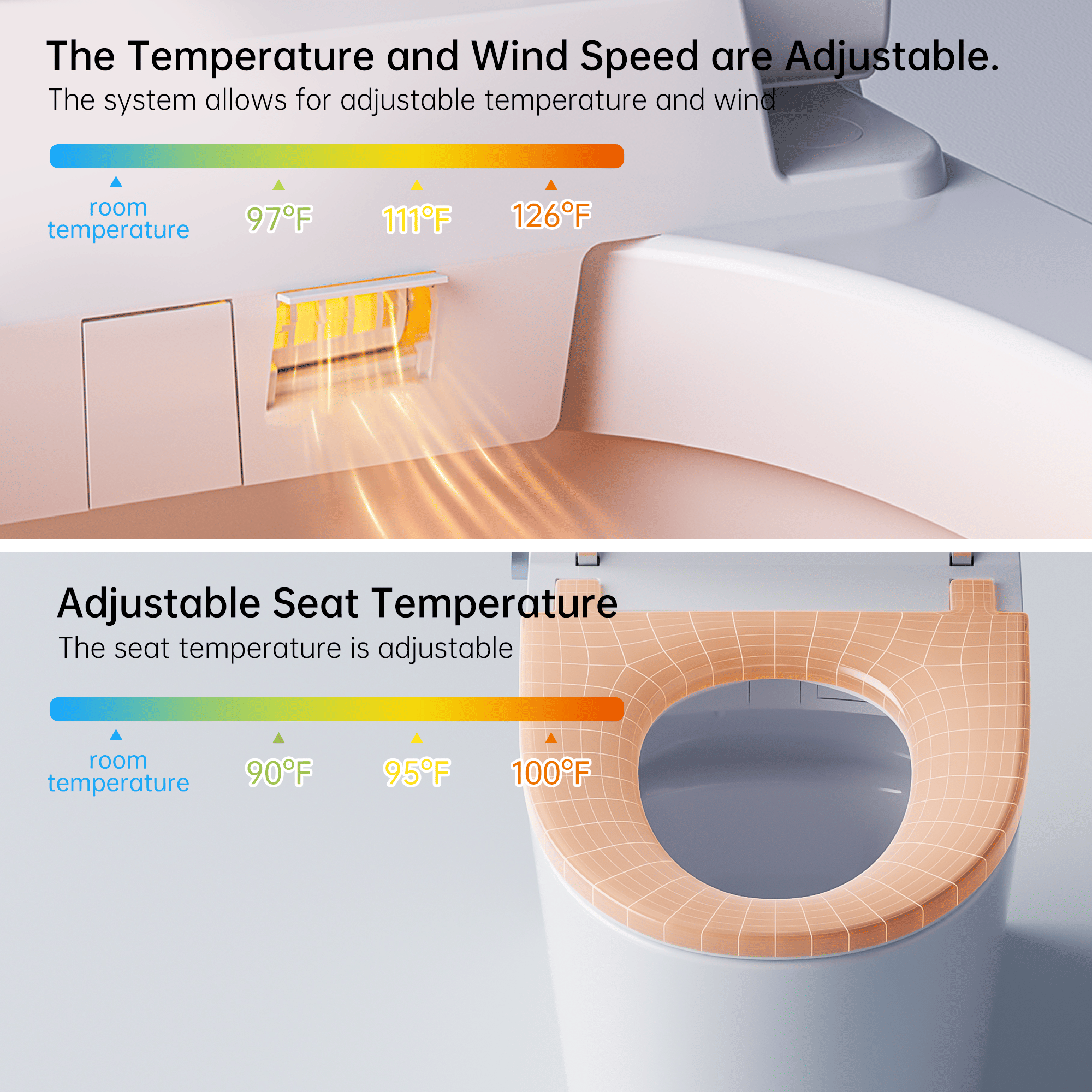 Luxury Tankless Smart Toilet with Bidet Built in - Comfortable Living Decor