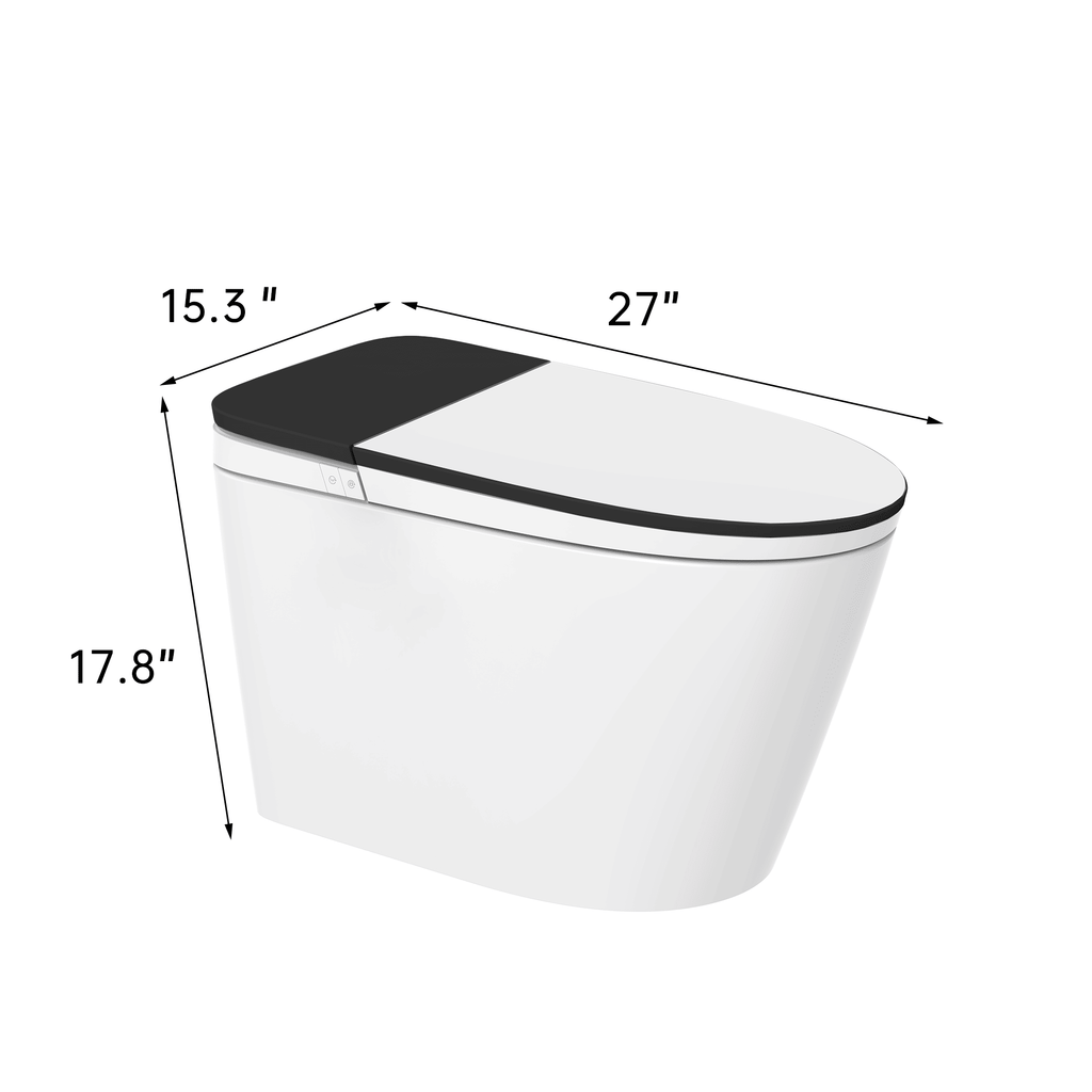 Luxury Tankless Smart Toilet with Bidet Built in - Comfortable Living Decor