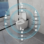 Luxury Tankless Smart Toilet with Bidet Built in - Comfortable Living Decor