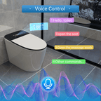 Luxury Tankless Smart Toilet with Bidet Built in - Comfortable Living Decor