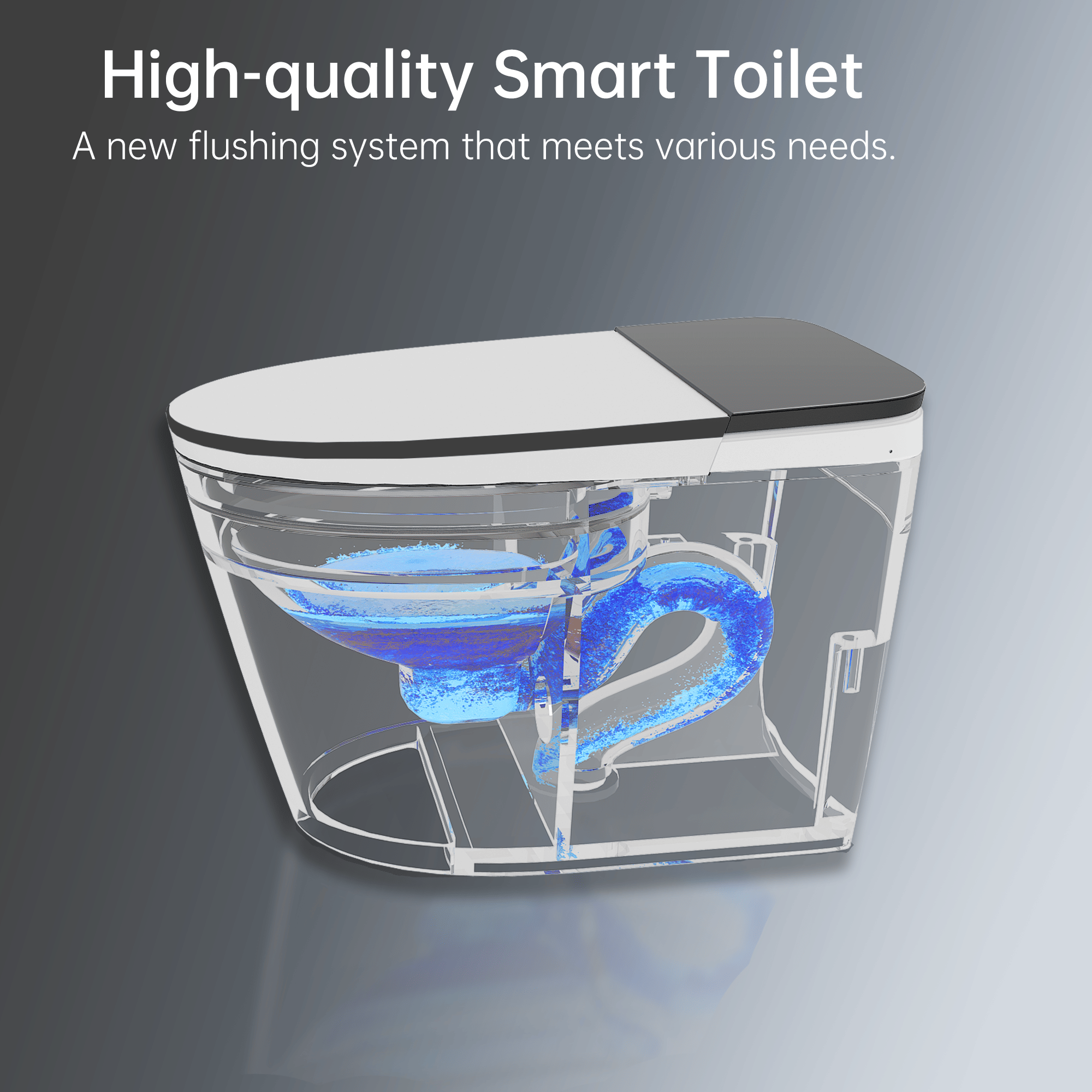 Luxury Tankless Smart Toilet with Bidet Built in - Comfortable Living Decor