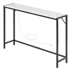 Marble Console Table with Power Outlet by Yeah Depot - Comfortable Living Decor