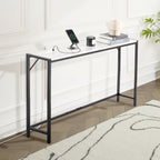Marble Console Table with Power Outlet by Yeah Depot - Comfortable Living Decor