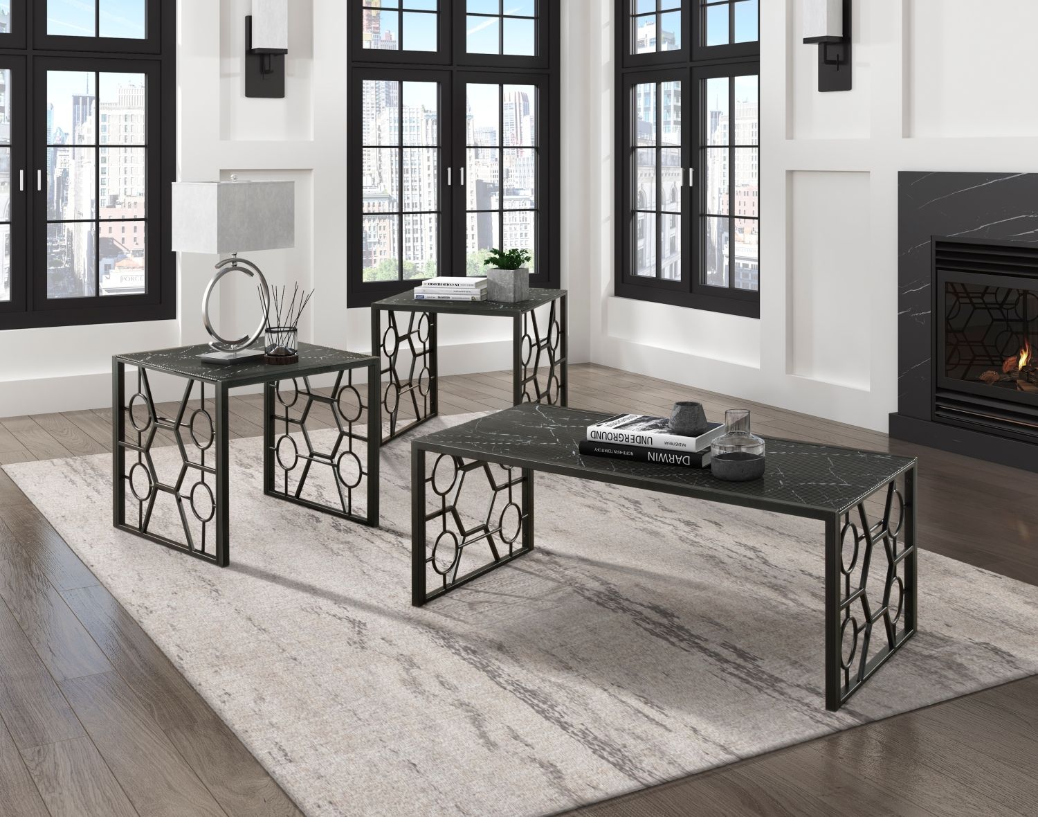 Modern 3 - piece Cocktail Table by Yeah Depot - Comfortable Living Decor