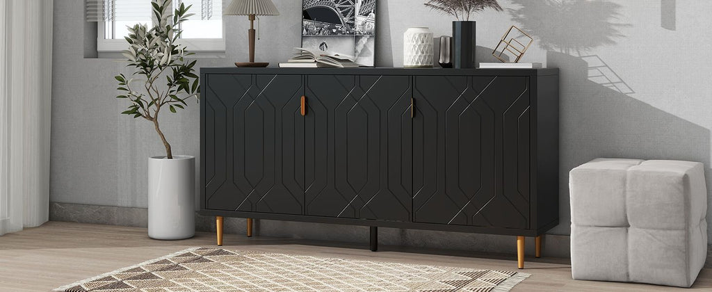 Modern Console Table with Storage by Homcom - Comfortable Living Decor
