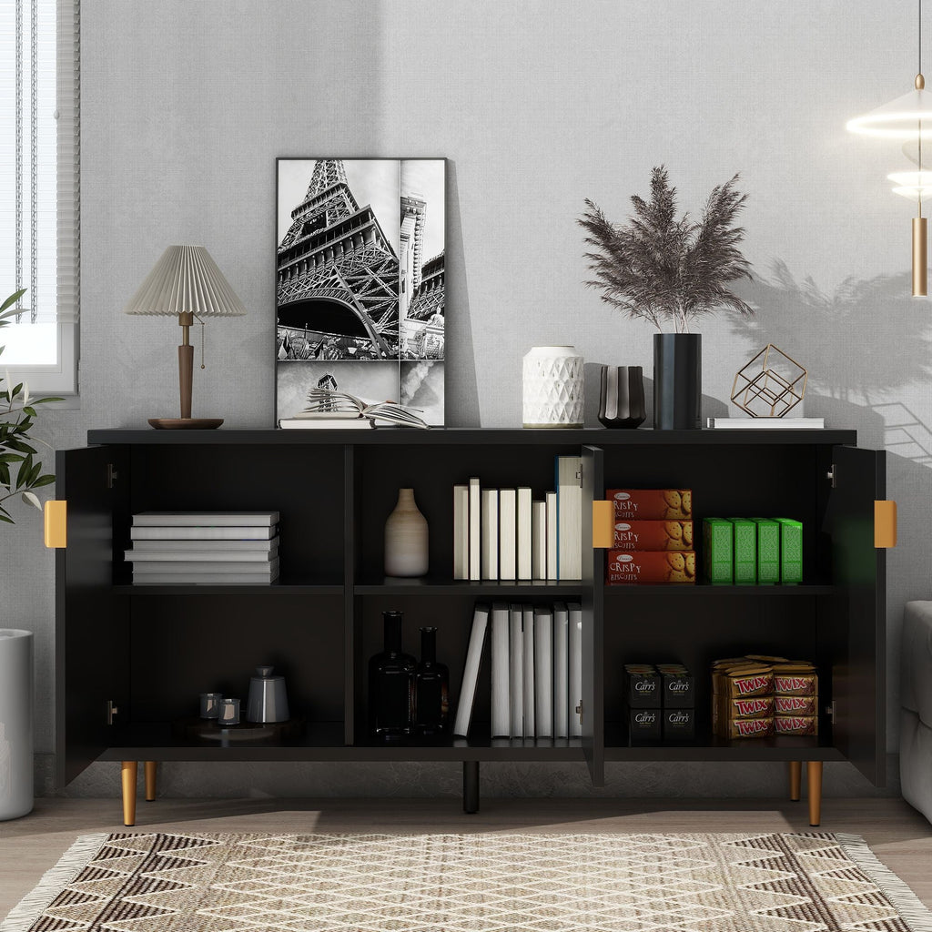 Modern Console Table with Storage by Homcom - Comfortable Living Decor