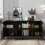 Modern Console Table with Storage by Homcom - Comfortable Living Decor