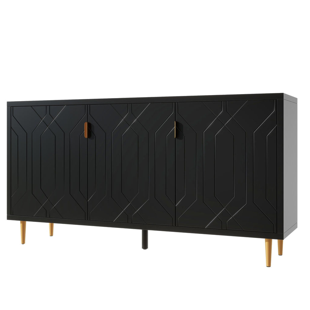 Modern Console Table with Storage by Homcom - Comfortable Living Decor