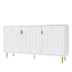 Modern Console Table with Storage by Homcom - Comfortable Living Decor