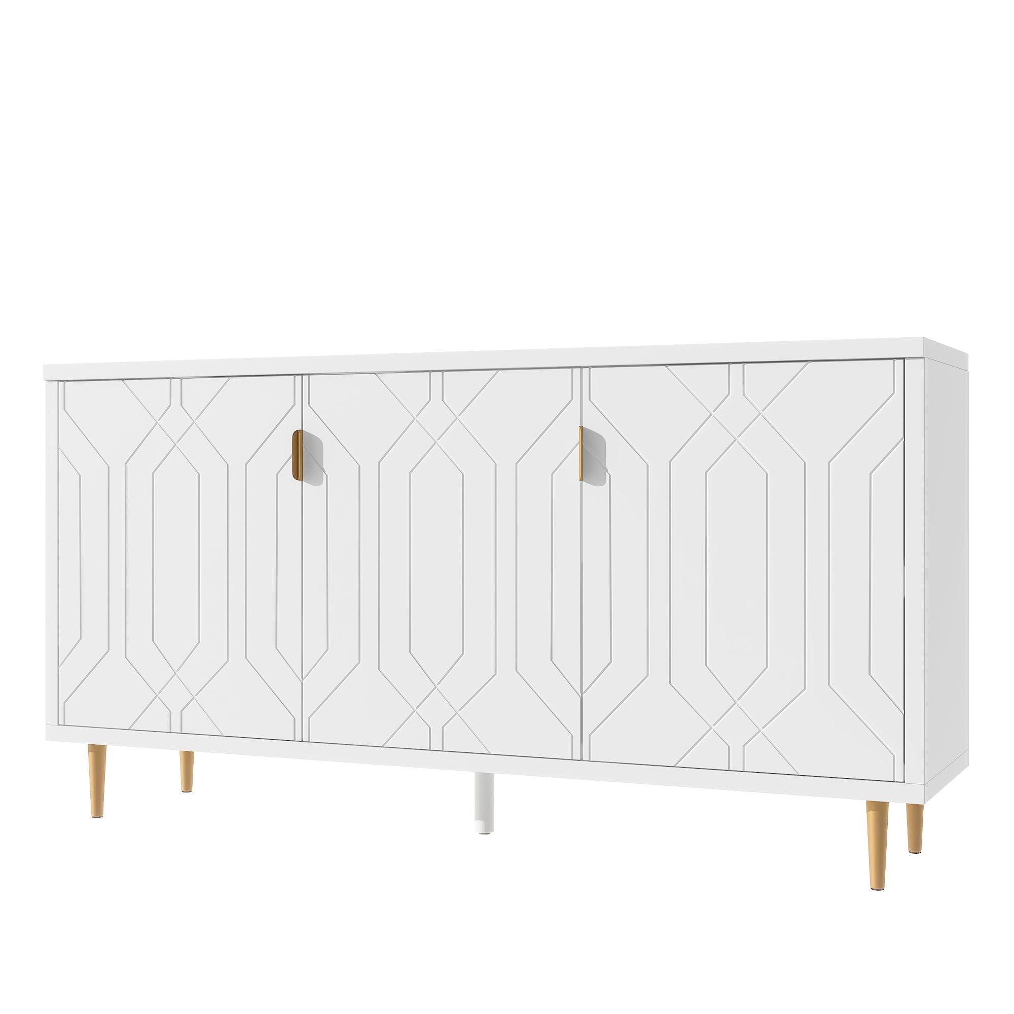 Modern Console Table with Storage by Homcom - Comfortable Living Decor